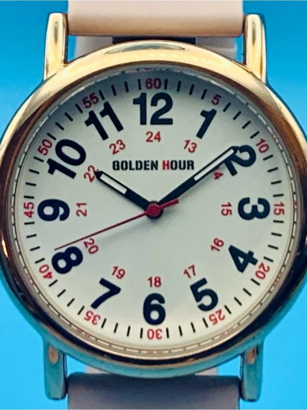 GOLDEN HOUR Unisex Men’s Women’s Nurse Doctor Field Wristwatch Works New Battery
